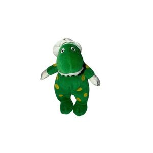 The Wiggles Dorothy the Dinosaur Plush Green Yellow Polka Dot Stuffed Animal Toy